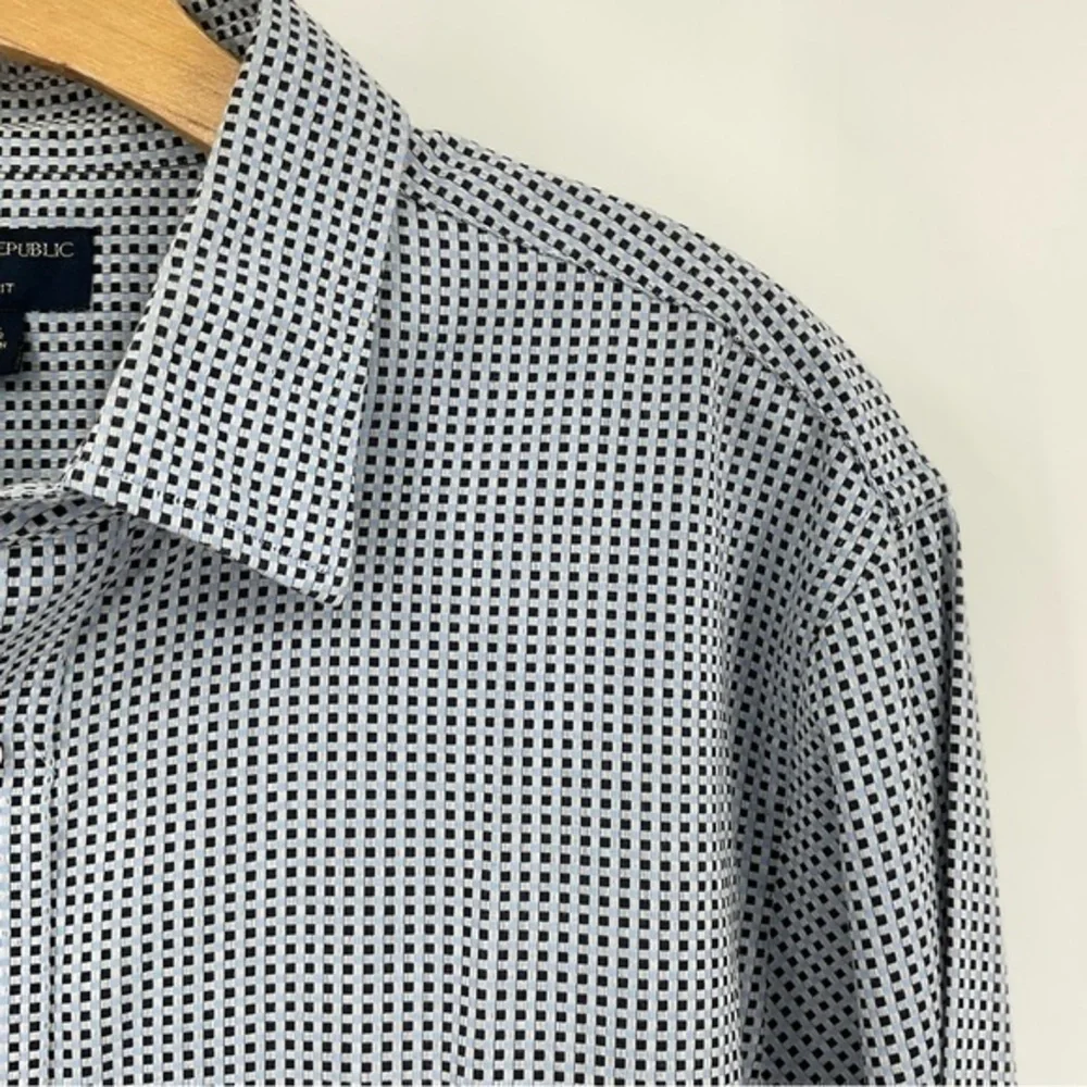 Banana Republic Mens Buttondown Slim-Fit Dress‎ Shirt Size XL J1